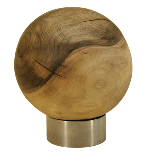 spherical wood sculptures 